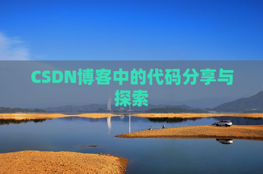 CSDN博客中的代码分享与探索